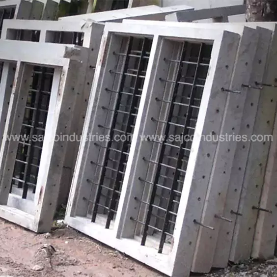 Image of concrete frames for windows and doors
